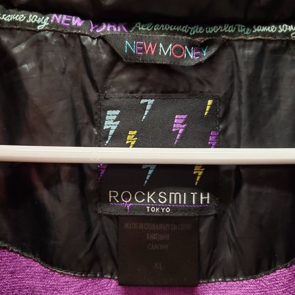 New Money Rocksmith Tokyo Windbreaker Jacket Sz XL - Picture 2 of 10